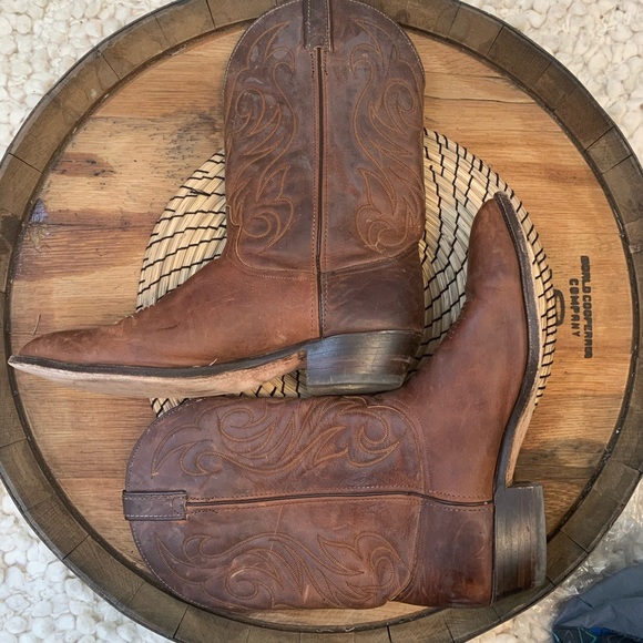 Code West Other - 🌞 Code West Vintage Brown Men’s Western Boots 12B
